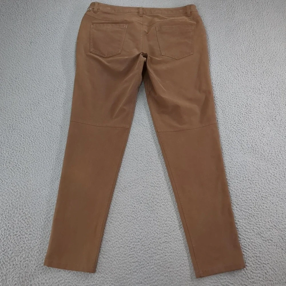 Lululemon Pants Mens 36x33 Brown Canvas Slim Fit 5 Pocket Chino Casual Workwear